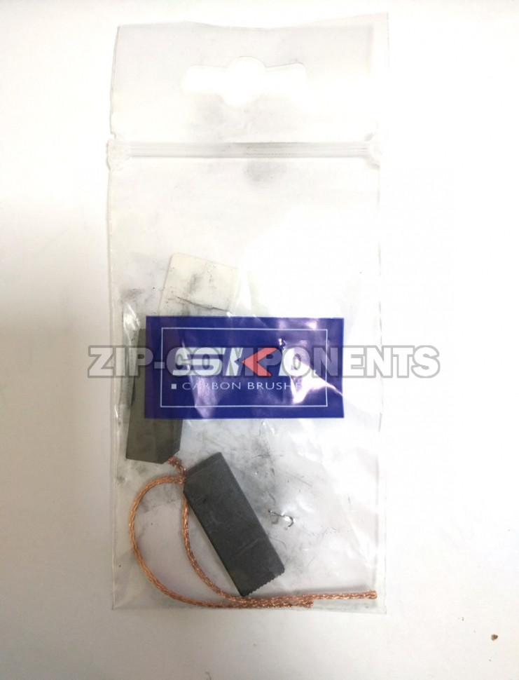 Щетки угольные 5x12.5, провод с угла, СЭНДВИЧ, (пара)