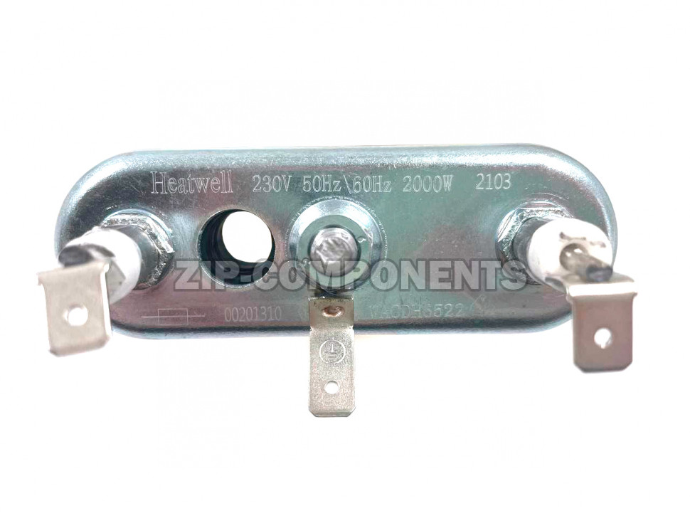 Тэн Kawai-Heatwell 2000W (прям.с отв.L=205, R12, M140) Gorenje 222646 BOSCH 00267512