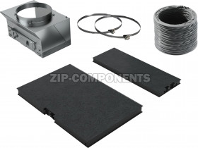 Комплект для работы в режиме циркуляции воздуха для вытяжки Bosch 17000709