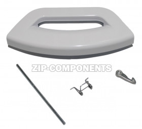 Ручка люка Indesit, серия FUTURA, белая C00285747