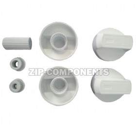 Ручки универсальные для плиты белые комплект 4шт