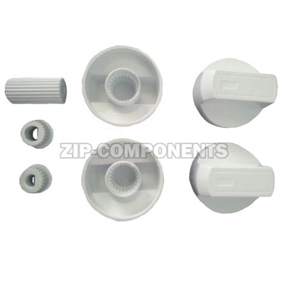 Ручки универсальные для плиты белые комплект 4шт