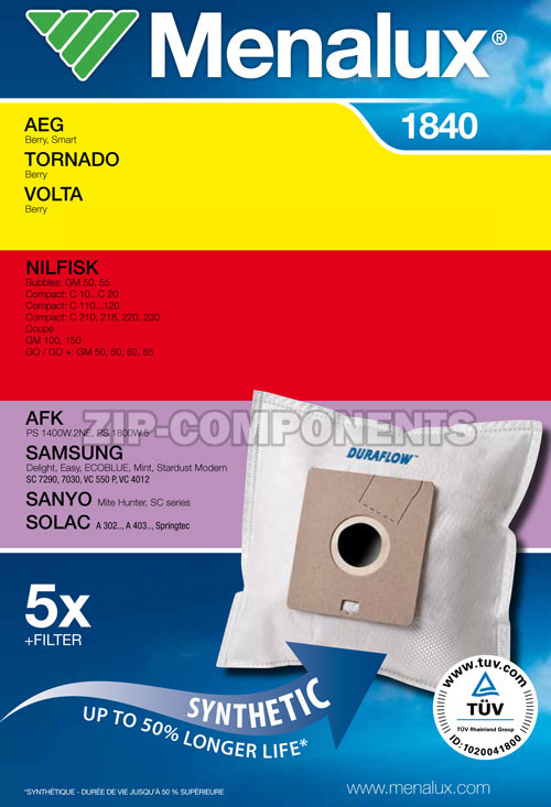 Мешки для пыли Electrolux 9001961953