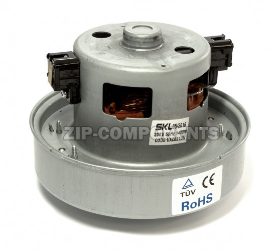 Мотор пылесоса SKL 1400 W, H=105 mm, D=135mm аналог DJ31-00005H, DJ31-00007H