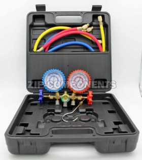 Коллектор 2 вентильный FC(CT)-536 R-600, R-290, R-32 в комплекте шланги 3 шт