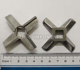 Нож MOULINEX/REDMOND, четырехгранник,  для моделей RMG-1203-8, RMG-1204 (MOULINEX, для модели HV6 (т