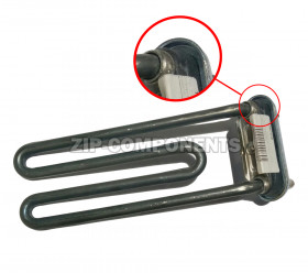 Тэн 2000W изогнутый под 40 градусов без отверстия под датчик Indesit / Ariston 050575, C00050575