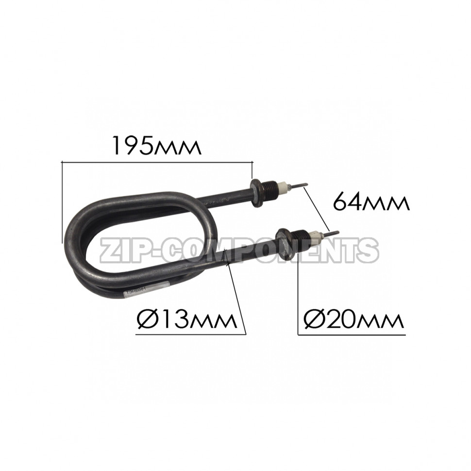 ТЭН для нагрева воды 4,0кВт скрепка Россия хорошее качество