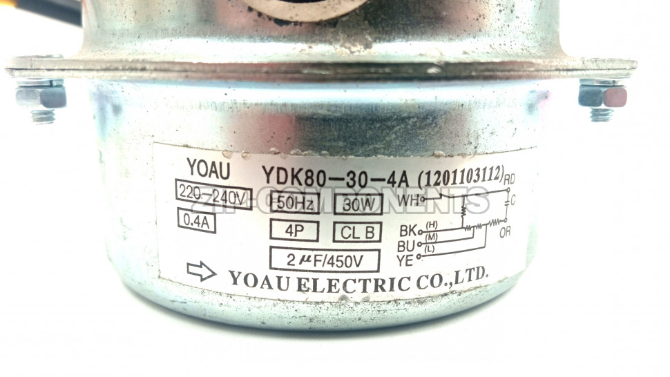 Двигатель мобильного кондиционера YDK80-30-4A (Уценка)