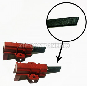 Щетки угольные в корпусе рыжие, Indesit 196539 (пара) Оригинал