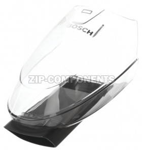 Контейнер для пыли для беспроводного пылесоса, прозрачный, без фильтров Bosch 12008909