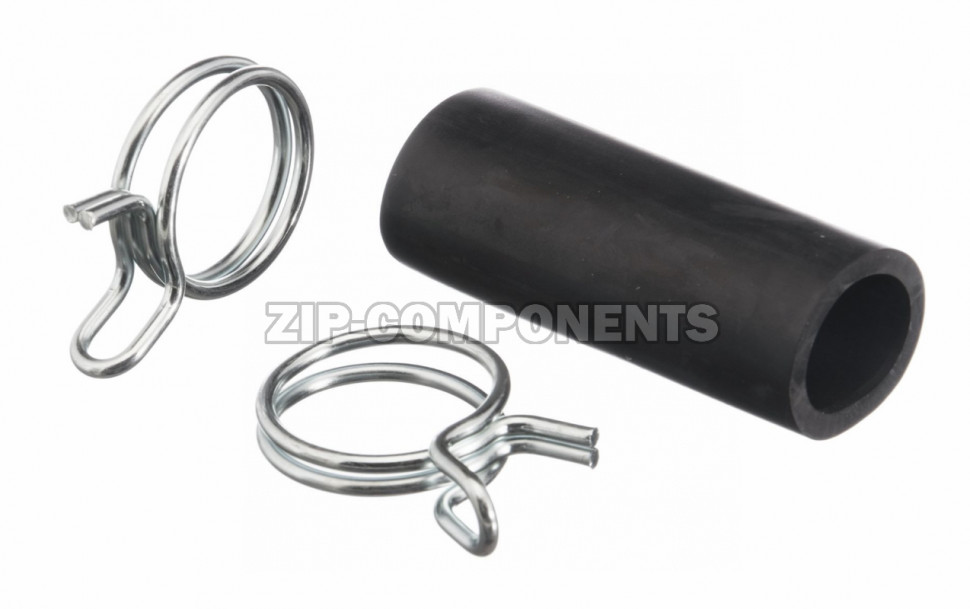 Соединительная муфта с хомутами для сливного шланга посудомоечной машины Bosch 00088403