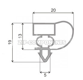 Уплотнитель 735x1585 мм профиль E1