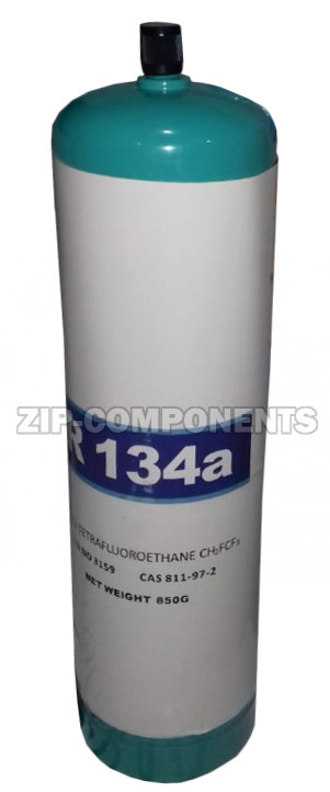 Фреон R-134a в баллоне по 850гр с клапаном шредера