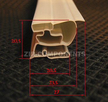 Уплотнитель 1110 * 650 мм для холодильника Daewoo Вид профиля СТ
