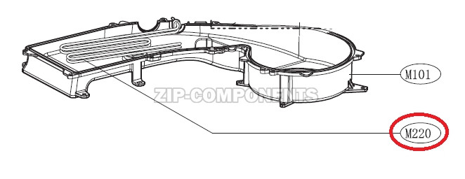 ТЭН сушки без каркаса 1200W LG 5301ER1002E