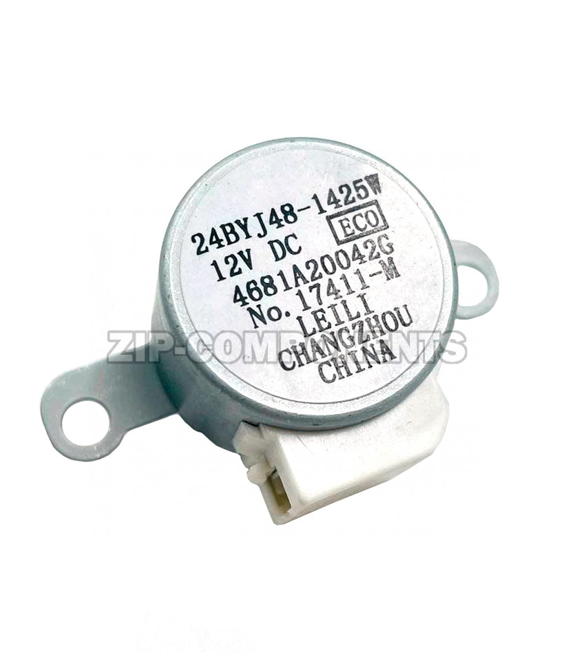 Двигатель (мотор) шаговый тяги шторок для кондиционера LG 4681A20042G