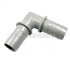 Переходной штуцер угловой шланга стиральной машины D21x21