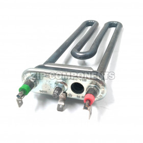 Тэн стиральной машины (Оригинал, 1800W, 193мм, прямой, с отверстием) Indesit 082601