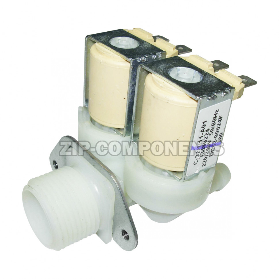 Электроклапан подачи воды стиральной машины 2W-180 D=12мм 481981729015 DC62-00024F