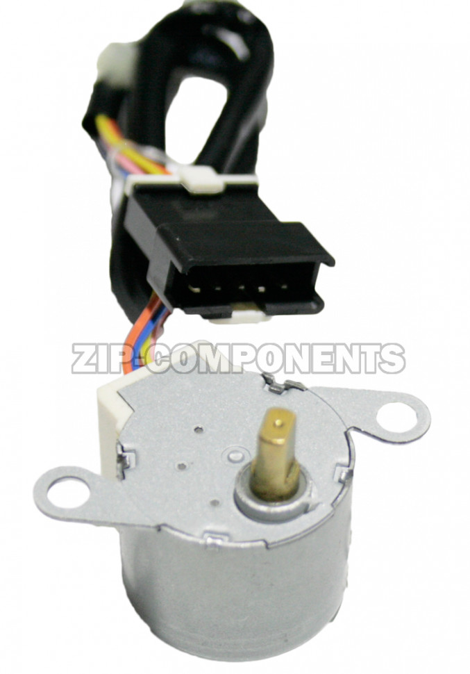 Поворотный мотор (двигатель жалюзи) кондиционера MP24GA 12V LL-07452 Вал (Н-8 мм, D-5 мм)