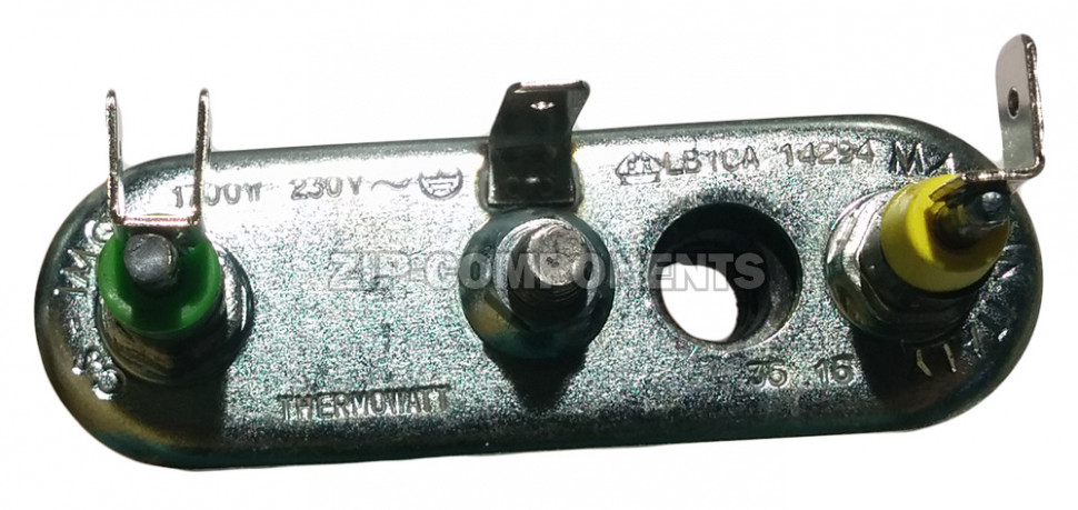 Тэн 1800W слегка изогнут с отверстием под датчик L=170 087188, 110103