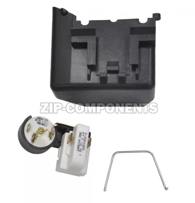 Реле пусковое РКТ-3 атлант Atlant 064114901602 комплект крышка и зажим