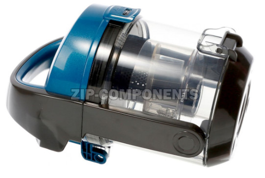 Циклонический контейнер для безмешковых пылесосов Cleann'n, 1.5 л, светло-голубой, в сборе Bosch 11029269