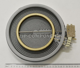 Электроконфорка для стеклокерамики HILIGHT EGO 1900W/800W, O=195/120mm