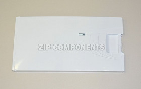 Крышка морозильной камеры Индезит 859990 лицевая часть дверки белая 266x519mm