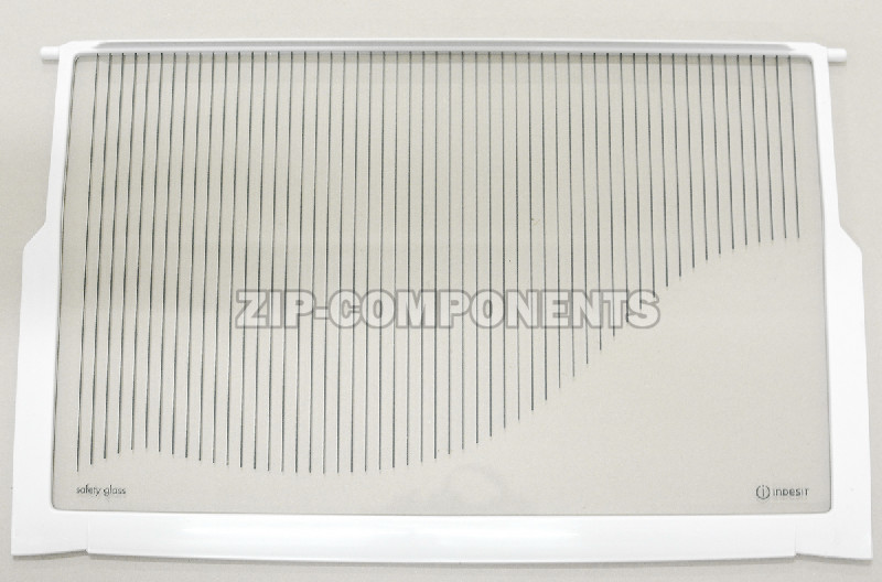Полка стеклянная холодильника Indesit С00324978