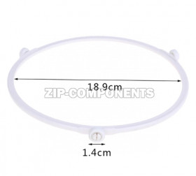 Кольцо тарелки для СВЧ (диаметр колес 14мм, вращения 189мм)