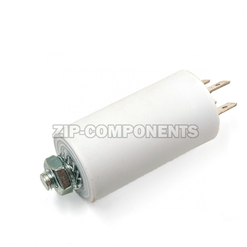 Конденсатор пусковой 10 мкФ, 450V, с креплением винт