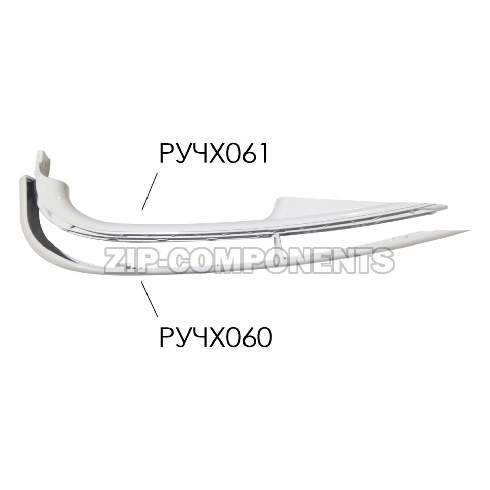 Основание ручки холодильника (нижняя) 17 серии Атлант 331603304501