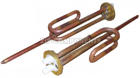 ТЭН водонагревателя 184280 1500w-220v RCF TW PA анод-M6 (под фланец) D-48мм, H-280мм THERMOWATT