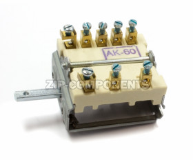 Переключатель духовки универсальный 49.27215.120