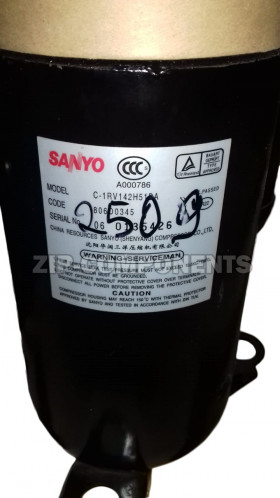 Компрессор кондиционера Sanyo C1RV142H51BA