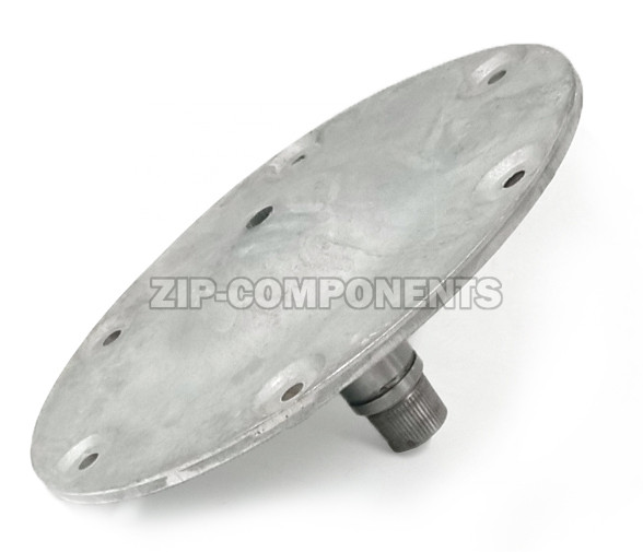 Фланец барабана (на обе стороны D=20mm под подш.204) крепеж универсальный cod044