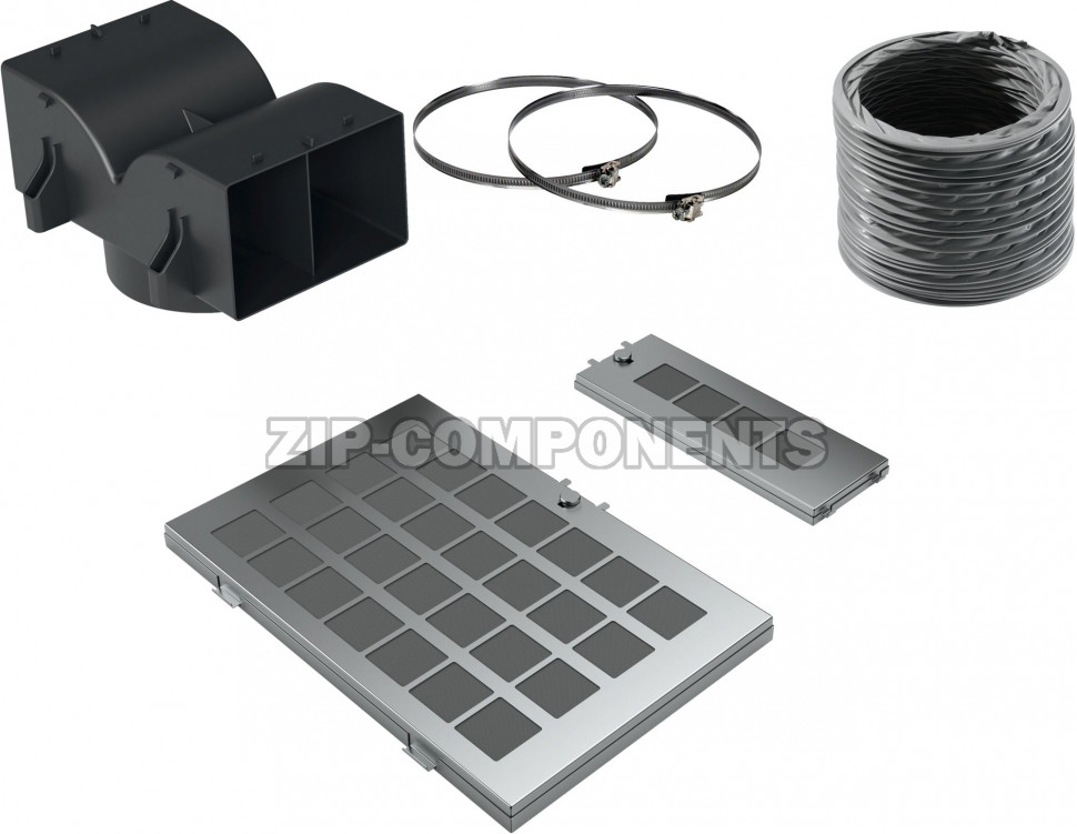 Комплект для работы в режиме циркуляции воздуха для вытяжки Bosch 17002811