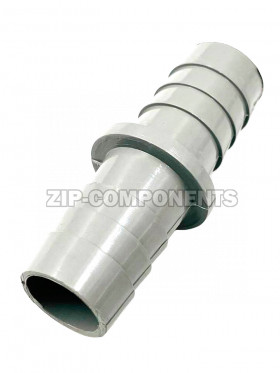 Переходник пластик 24/24мм для сливного шланга универсальный cod455