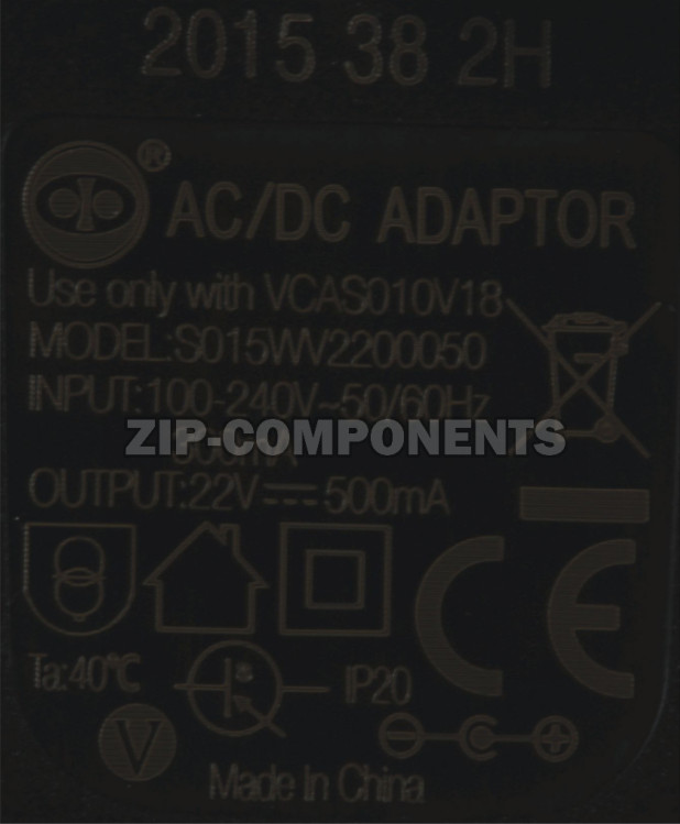 Зарядное устройство 22В с EU-штекером Bosch 00754639