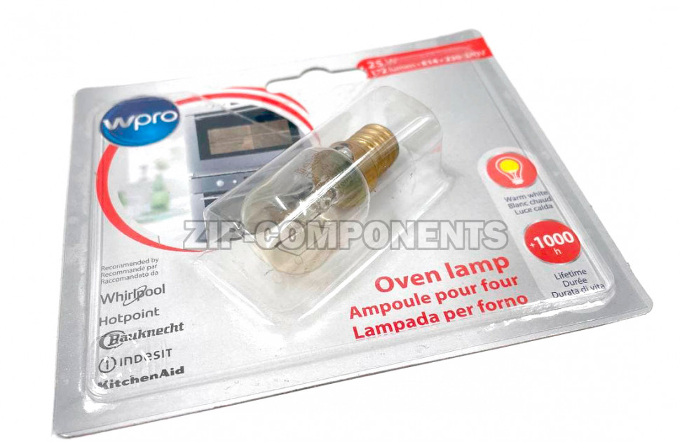 Лампочка 25W E14 300° Whirlpool C00863215