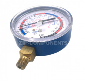 Манометр низкого давления DSZL/Р (80 мм) R-12, R-22, R-134, R-404