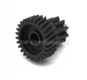 Шестерня для мясорубки Braun G1100/G1300/G1500, Д-49/31мм, зубья 27/10шт. (Косой/прямой)  27.102-BRN, черная