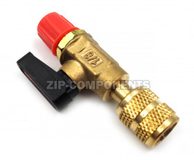 Переходник с краном СН-15 (BC-03) 1/4x1/4