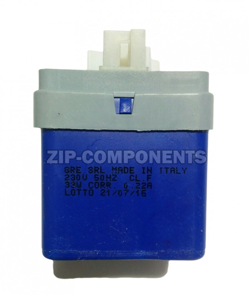 Помпа на 4 защелках, выводы в сторону крыльчатки, GRE, Bosch 142370