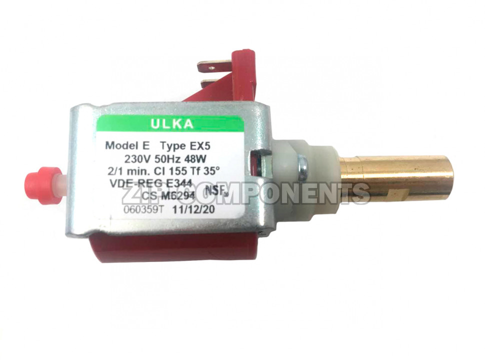 Помпа кофемашины/моющего пылесоса ULKA 48W, EX5 650cc/min 15bar