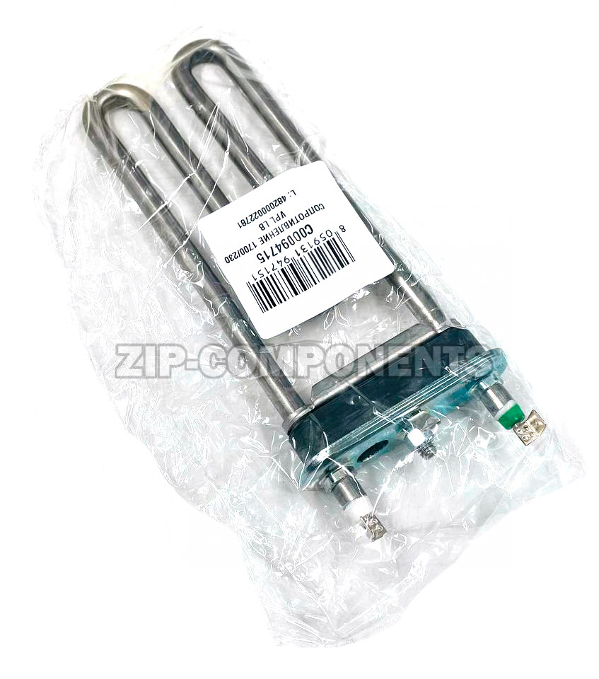 Тэн 1700W L-170mm короткий, прямой с отверстием, Thermowatt Indesit 292762 Оригинал