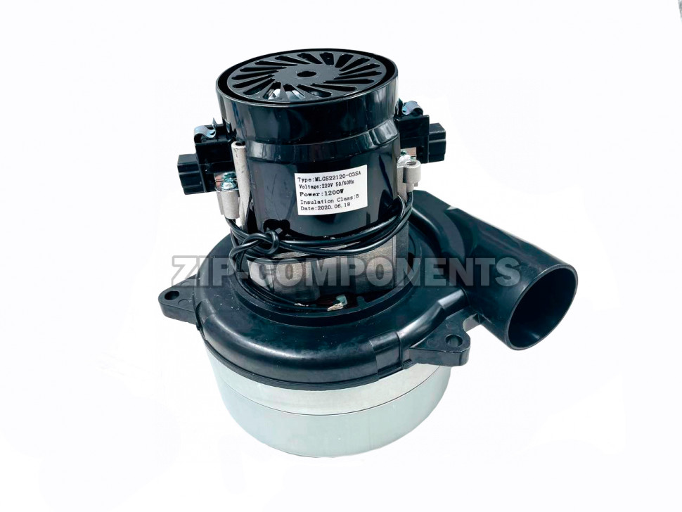 Мотор пылесоса моющий 1200W, H=177mm, D=144mm аналог Ametek 11ME27