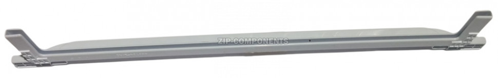 Отделка пластиковая 45см для стеклянной полки Beko, задняя 4561540300, 446x62x22мм, Н-446мм